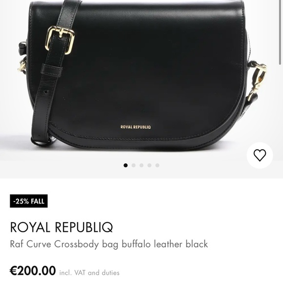 Royal Republiq black crossbody purse - like new - Picture 3 of 8